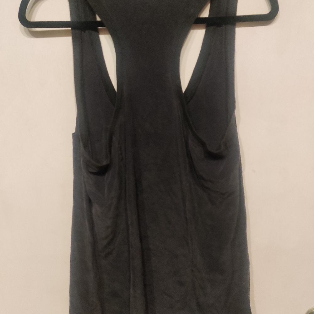 Joie 100% Silk Black Racer Back Tank - Picture 3 of 4